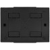 Корпус пластиковый на  8 модулей e.plbox.pro.n.08b.black навесной, черный с непрозрачными дверями IP40