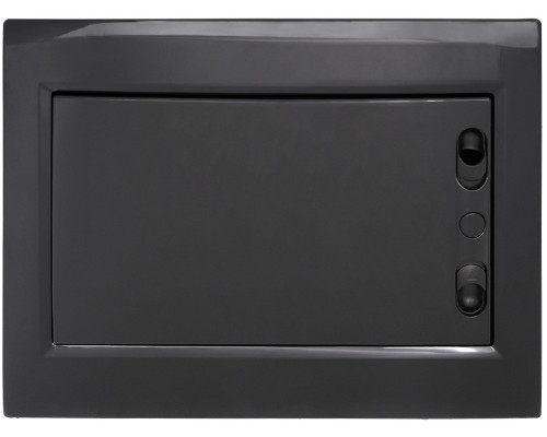 Корпус пластиковый на 12 модулей e.plbox.pro.n.12b.black навесный, черный с непрозрачными дверями IP40