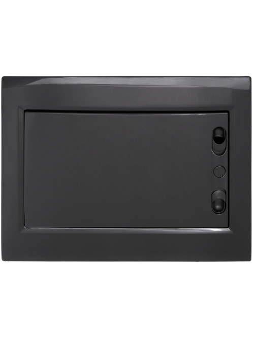 Корпус пластиковый на 12 модулей e.plbox.pro.n.12b.black навесный, черный с непрозрачными дверями IP40