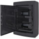 Корпус пластиковый на 24 модуля e.plbox.pro.n.24b.black навесной, черный с непрозрачными дверямиIP40