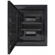 Корпус пластиковый на 24 модуля e.plbox.pro.n.24b.black навесной, черный с непрозрачными дверямиIP40