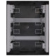 Корпус пластиковый на 24 модуля e.plbox.pro.n.24b.black навесной, черный с непрозрачными дверямиIP40