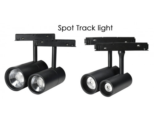 PROIECTOR LED MAGNETIC 5W 500LM 4000K 48V CHIP OSRAM CRI90 NEGRU MONDO LUCE