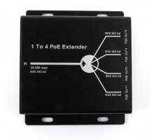 POE extinzator 1 to 4 10/100m Poe 25.5W