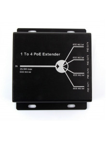 POE extinzator 1 to 4 10/100m Poe 25.5W