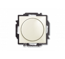 Светорегулятор поворотный 400Вт, цвет Шале(белый), ABB Basic 55