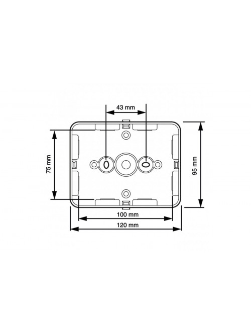 Junction box AK2-IP65 M20/M25