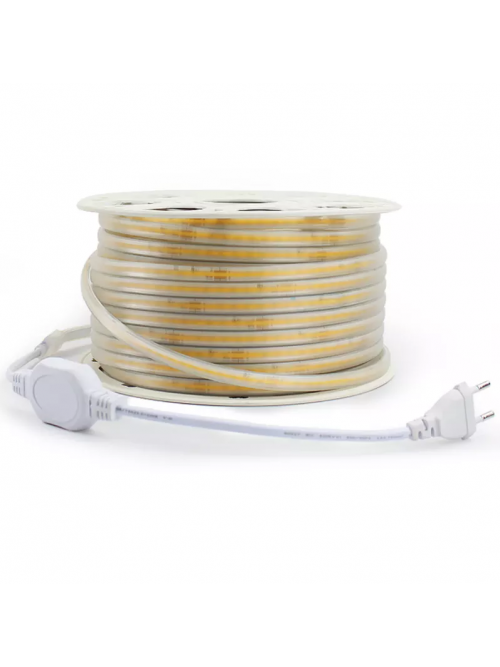Светодиодная LED лента PROLUM™ 220V; СОВ; 280 LED; IP68; 12 ММ; Series "S", Белый (5500-6000К)