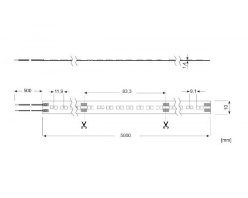 LED Star Strip 900 WarmDim, LED STRIP 900WD S 940-919/24V IND