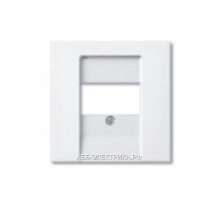Аудиорозетка двойная, цвет Белый, ABB Basic 55