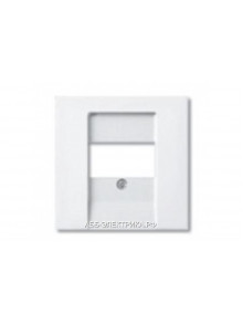Аудиорозетка двойная, цвет Белый, ABB Basic 55