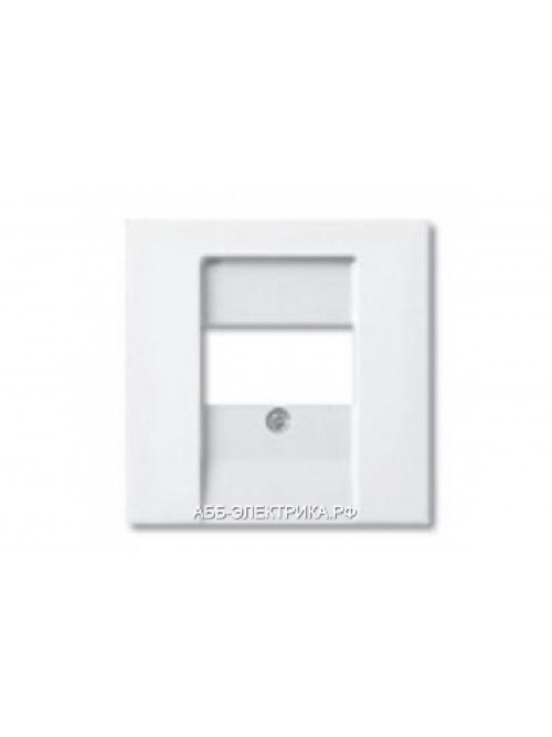 Аудиорозетка двойная, цвет Белый, ABB Basic 55