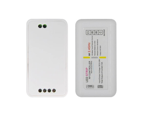 Dimmer CCT PROLUM TOUCH; 18A; Alb (cu suport)