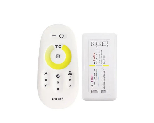 Dimmer CCT PROLUM TOUCH; 18A; Alb (cu suport)