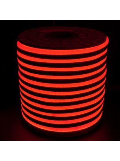 Светодиодный неон PROLUM™ 8x16, IP68, 220V, Series "GL", Красный, PRO