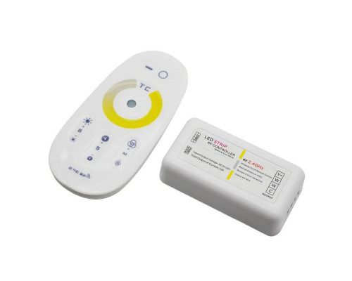 Dimmer CCT PROLUM TOUCH; 18A; Alb (cu suport)