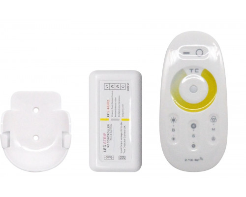 Dimmer CCT PROLUM TOUCH; 18A; Alb (cu suport)