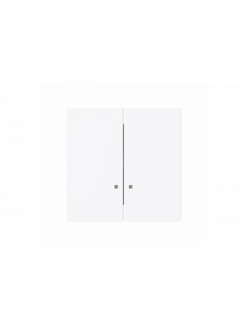 Busch-Jaeger – 1785 K-44G Wippe für Schalter/Taster,  zweiteilige Wippe studioweiß - Busch-art linear®