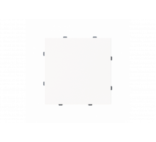 Busch-Jaeger – 1742-44M Cover plate Blind cap with Mounting plate studio white matt - Busch-art linear