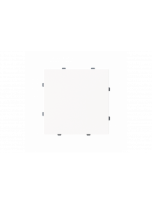 Busch-Jaeger – 1742-44M Cover plate Blind cap with Mounting plate studio white matt - Busch-art linear