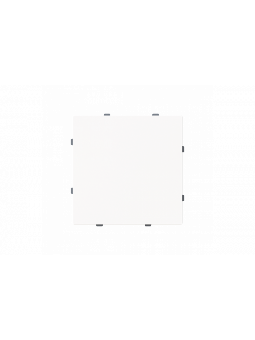 Busch-Jaeger – 1742-44M Cover plate Blind cap with Mounting plate studio white matt - Busch-art linear