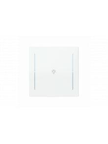 Busch-Jaeger – LFB/A.1.70.11-44G Cover plate with legend with Symbol "light" studio white - Busch-art linear
