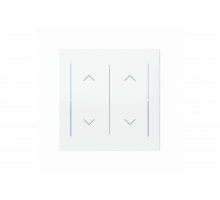 Busch-Jaeger – LFAW/A.2.70.11-44G Cover plate with legend with Symbol "arrows" studio white - Busch-art linear