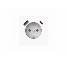 SCHUKO® USB-Socket insert Without imprint Safety Shutter Protective contact (SCHUKO) with USB AC studio white matt  - Busch-art linear