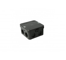 Junction box AK1-IP65, black, with 8 entries M25