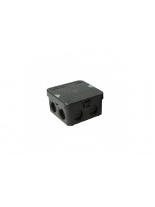Junction box AK1-IP65, black, with 8 entries M25