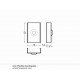 Element prindere profil LED Corner10 -set 2buc