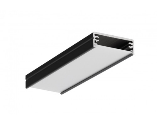 профиль LED WIDE24 G/W 2000 чёрный анодированный в упаковке