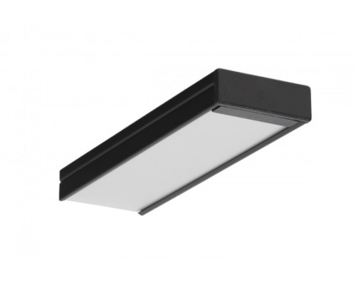 профиль LED WIDE24 G/W 2000 чёрный анодированный в упаковке