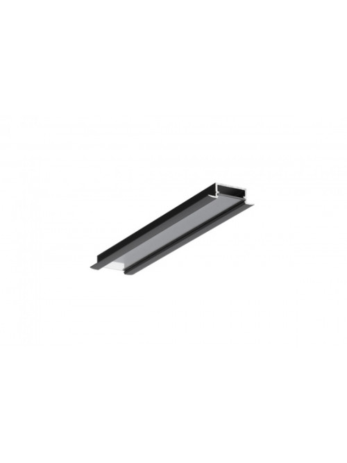 профиль LED BEGTIN12 J/S 3000 чёрный анодированный в упаковке