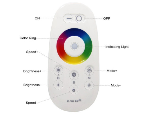 Контроллер RGB Full-TOUCH 18А, Белый