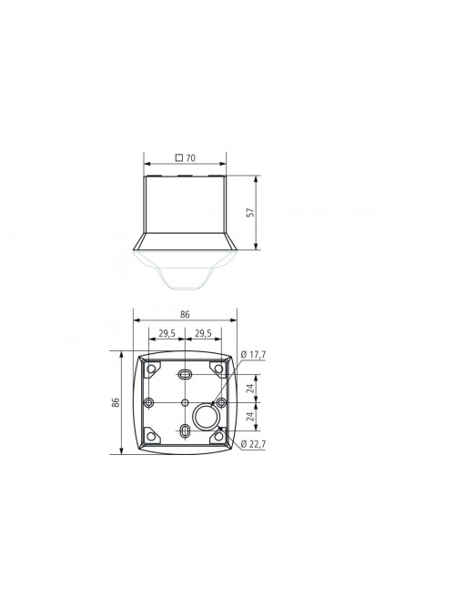 Surface frame PresenceLight SR