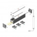 Profil LED aparent LINEA 20, negru, lungime 2m