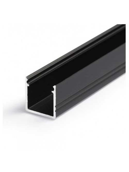 Profil LED aparent SMART 10, negru, lungime 2m