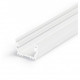 Profil LED aparent UNI 12, alb, lungime 2m