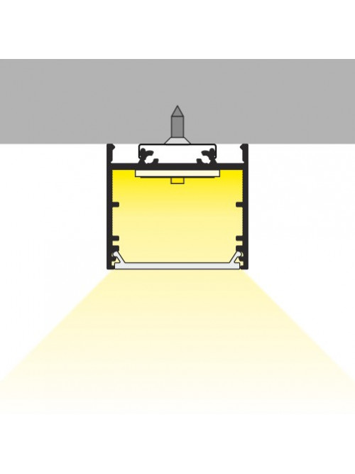 Profil LED aparent VARIO 30-02, alb, lungime 2m