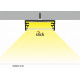 Profil LED aparent WIDE 24, negru, lungime 2m