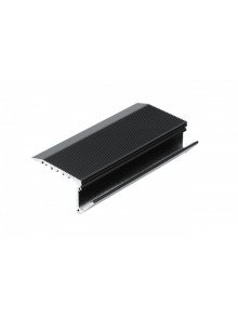 Profil LED de trepte UP-BOLD12, negru, lungime 2m