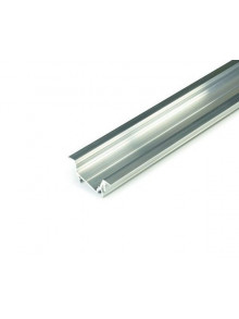 Profil LED încastrat DIAGONAL 14, aluminiu neanodizat, lungime 2m