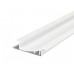 Profil LED încastrat FLAT 8, alb, lungime 2m