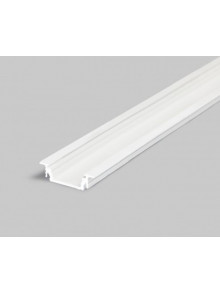Profil LED încastrat GROOVE14, alb, lungime 2m