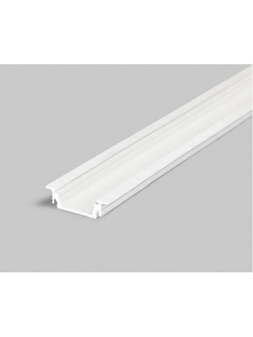 Profil LED încastrat GROOVE14, alb, lungime 2m