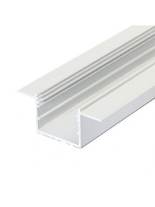 Profil LED încastrat VARIO 30-05, alb, lungime 2m