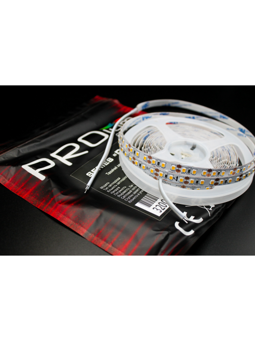 Светодиодная LED лента PROLUM™ 12V; 2835\120; IP20; Series "PRO", Тепло-Белый (2800-3200K)
