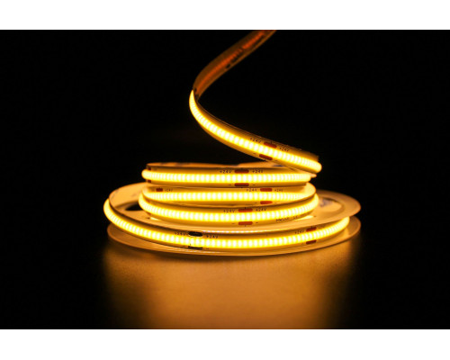 Banda LED PROLUM™ 24V; BUFNIŢĂ; 480 LED; IP20; Seria „PRO”, alb cald (2800-3200K)