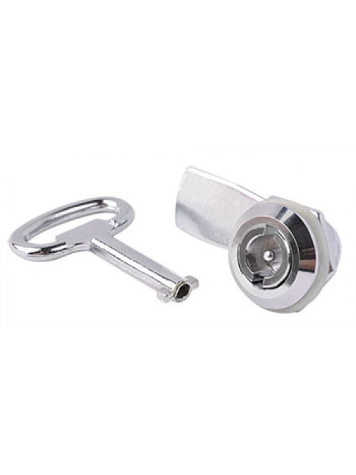Замок e.lock.01 двойная бородка, 22-25/50, металлический ключ